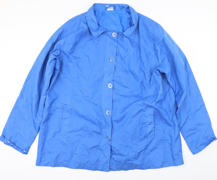 Anne De Lancay  Womens Blue   Jacket  Size 22