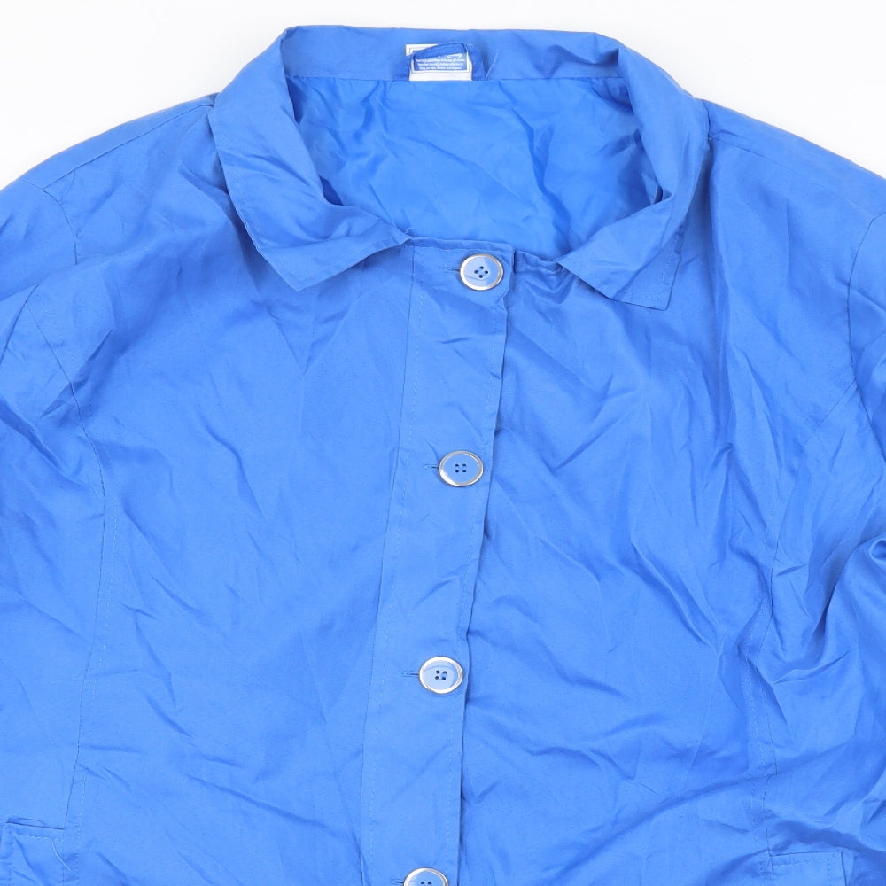 Anne De Lancay  Womens Blue   Jacket  Size 22
