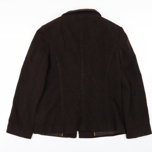 JWF Womens Brown   Jacket Coat Size 12