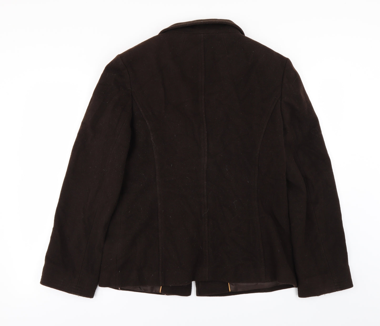 JWF Womens Brown   Jacket Coat Size 12