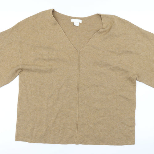 H&M Womens Beige   Pullover Jumper Size S