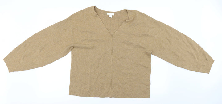 H&M Womens Beige   Pullover Jumper Size S