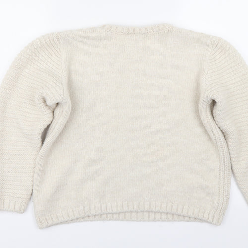Dorothy Perkins Womens Ivory   Pullover Jumper Size 18