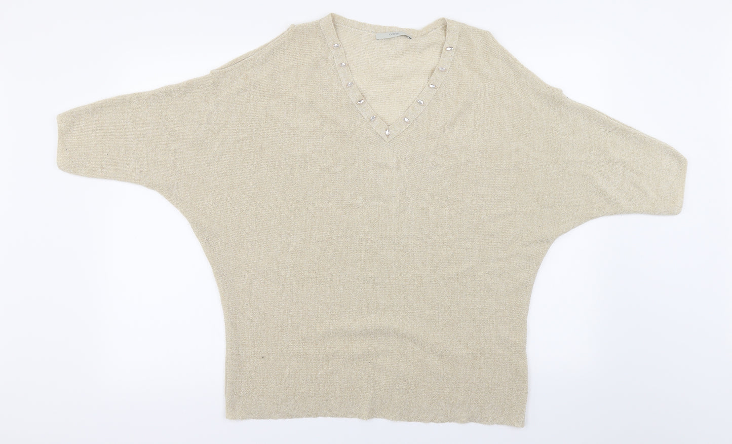 George Womens Beige   Pullover Jumper Size L