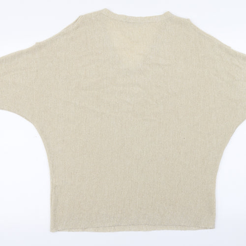 George Womens Beige   Pullover Jumper Size L