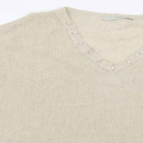 George Womens Beige   Pullover Jumper Size L