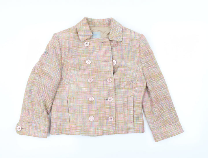 Oasis Womens Pink Jacket Coat Size 10