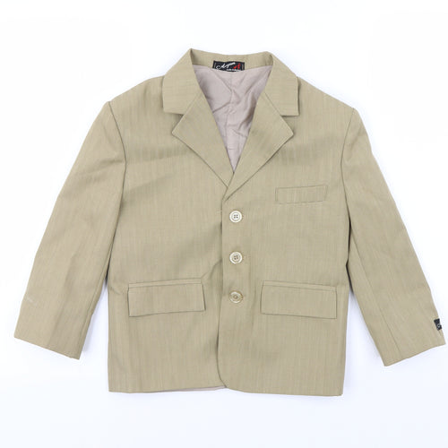 Preworn Womens Beige   Jacket Blazer Size 6