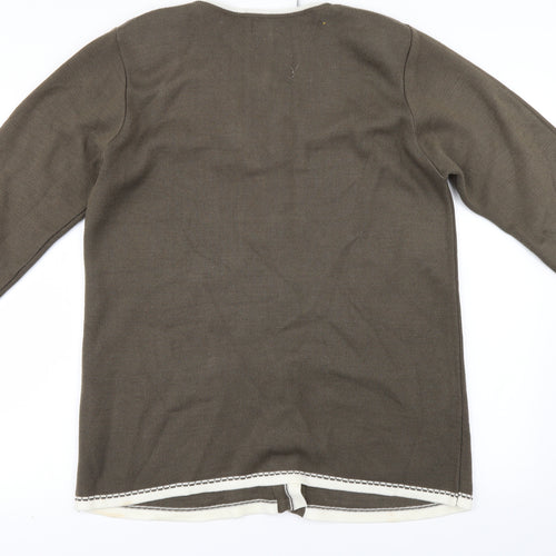 Roman Womens Brown   Cardigan Jumper Size M