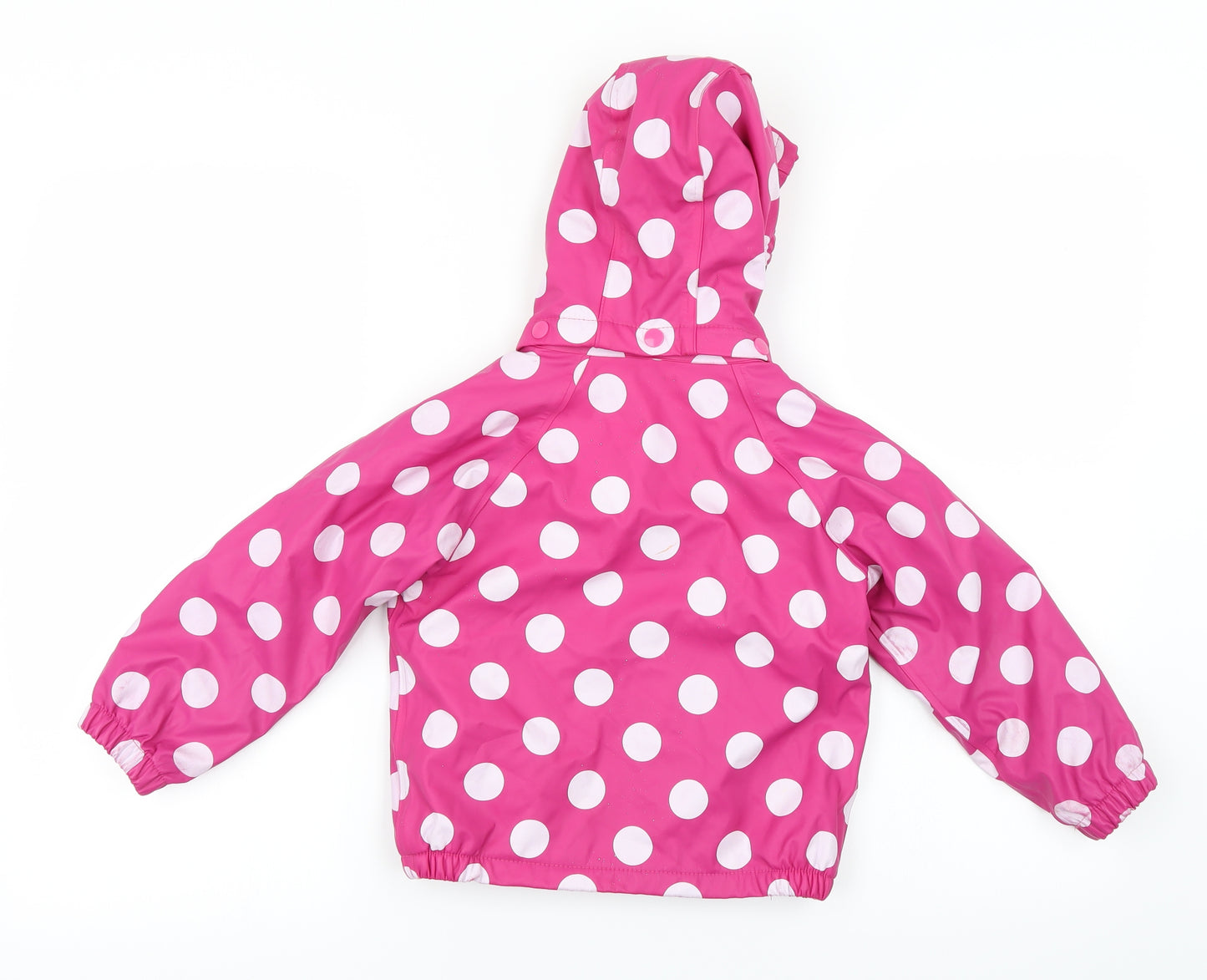 Mountain Warehouse Girls Pink Polka Dot  Jacket Coat Size 3-4 Years