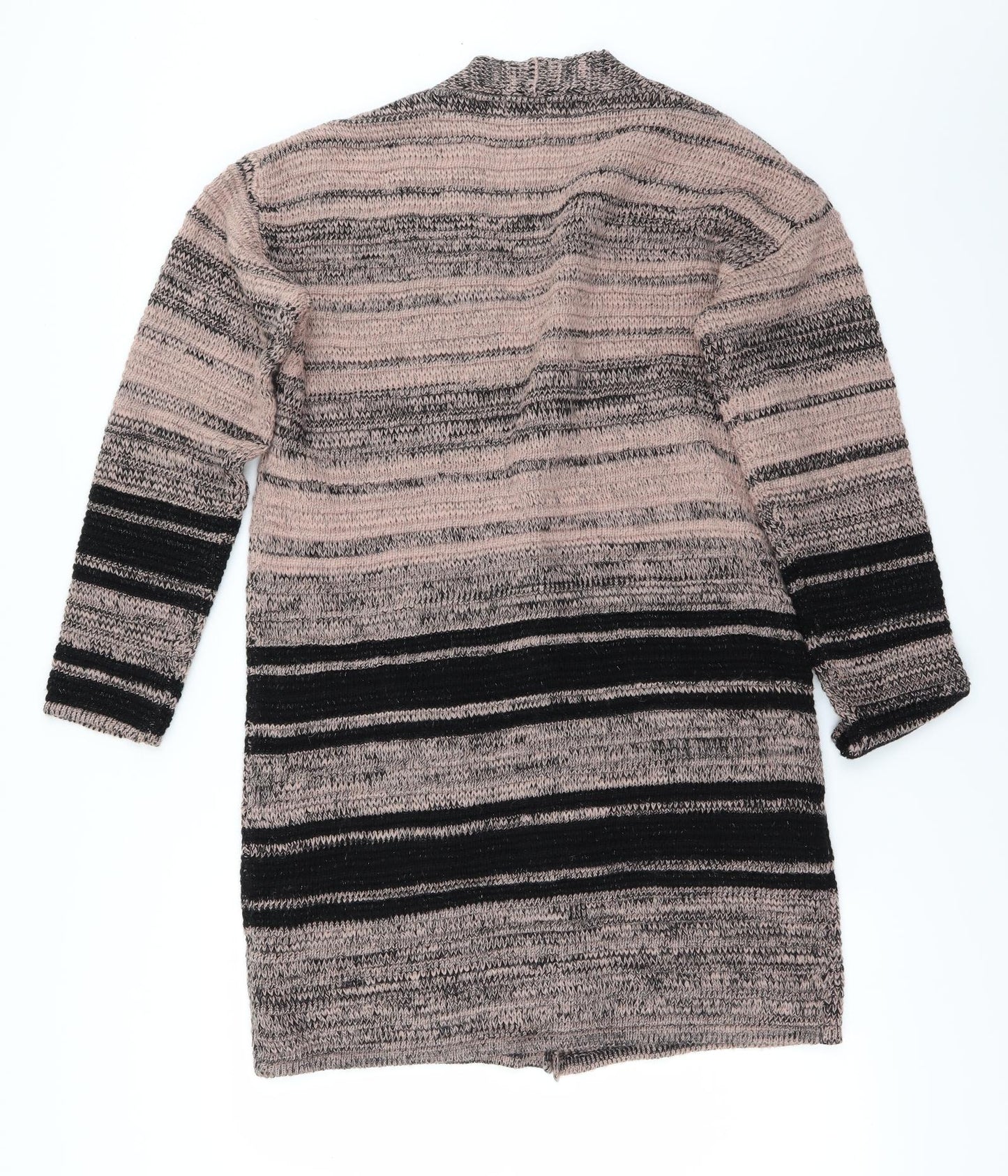 NEXT Womens Pink Striped  Cardigan Jumper Size 10