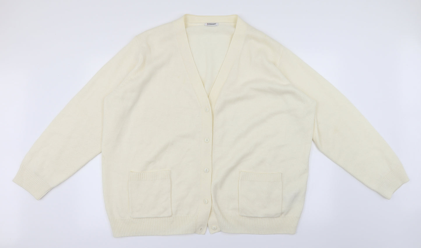 Damart Womens Ivory   Cardigan Jumper Size 26
