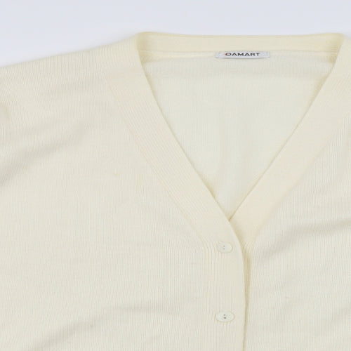 Damart Womens Ivory   Cardigan Jumper Size 26