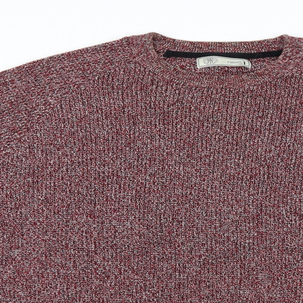 NEXT Mens Red   Pullover Jumper Size L