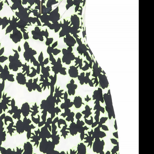 River Island Womens Black Animal Print  Basic T-Shirt Size 8