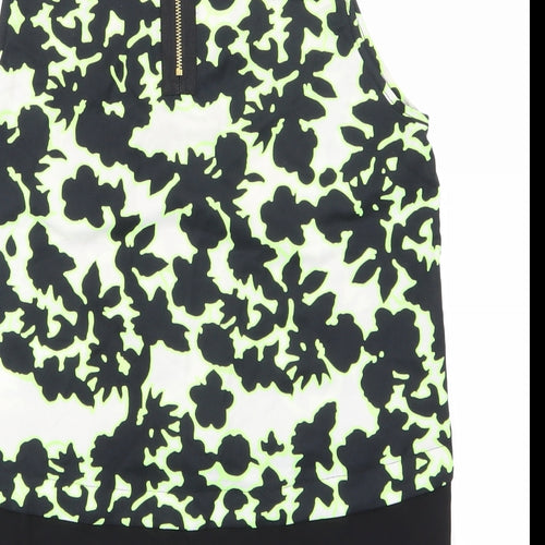 River Island Womens Black Animal Print  Basic T-Shirt Size 8