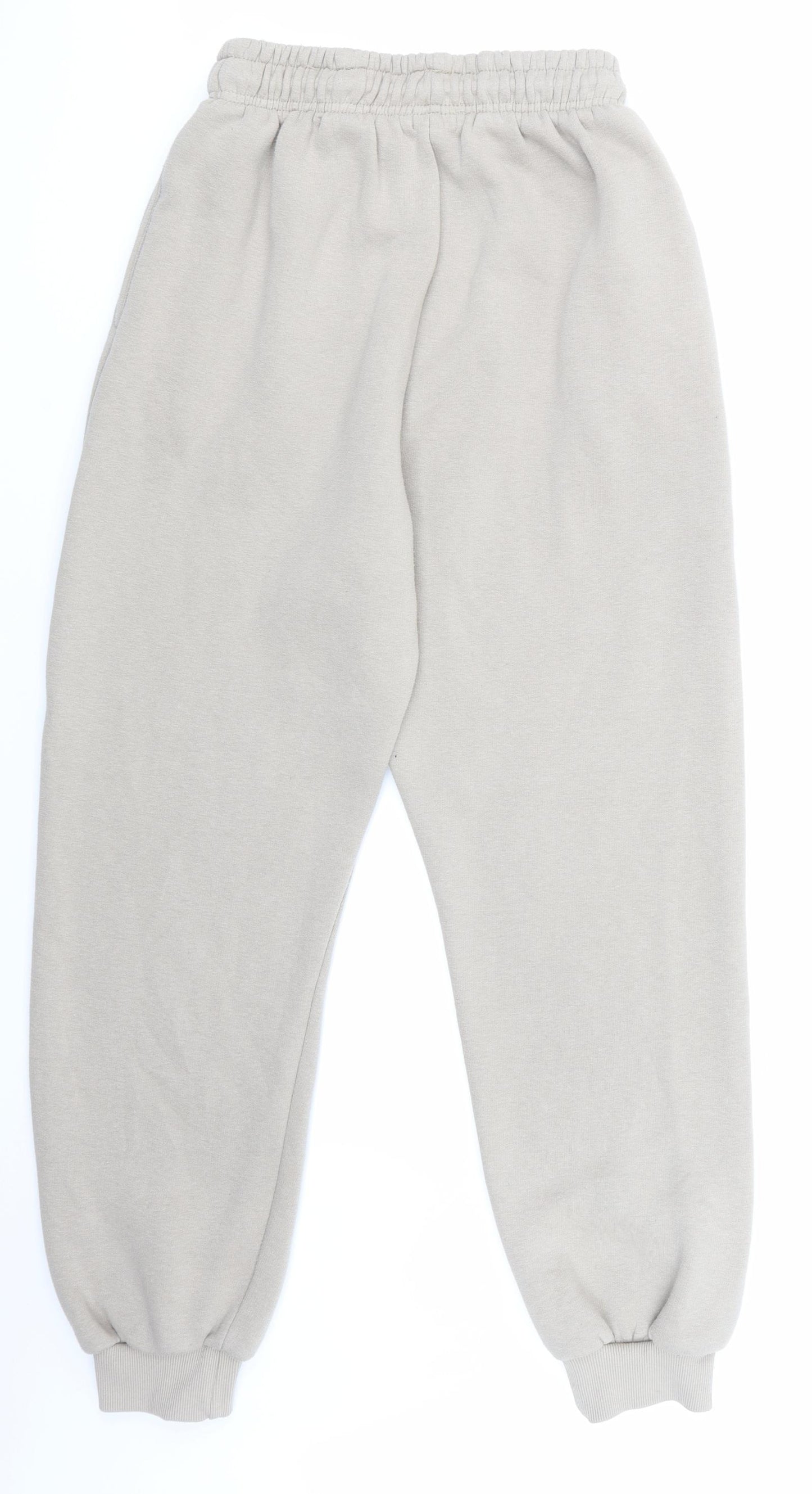 Boohoo Womens Beige   Jogger Trousers Size M