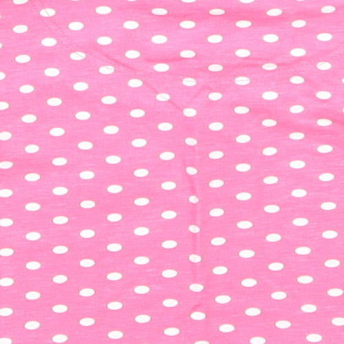 TU Girls Pink Spotted  Basic T-Shirt Size 6-9 Months