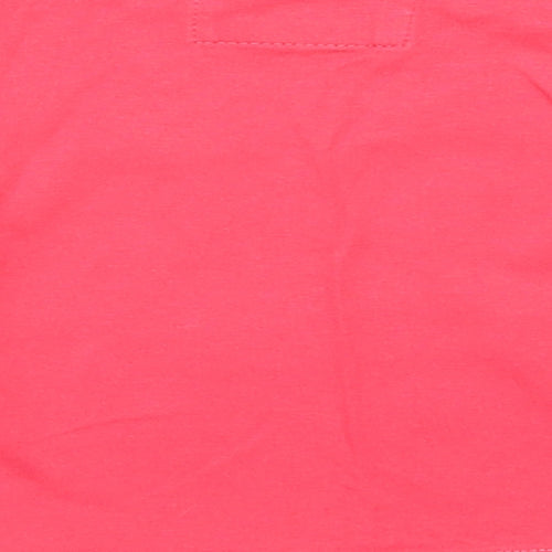 TU Girls Red Striped  Basic T-Shirt Size 6-9 Months