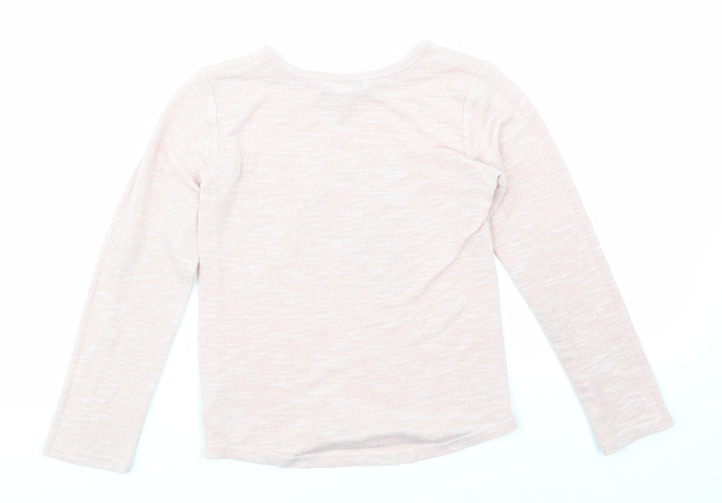 Primark Girls Pink   Basic T-Shirt Size 6-7 Years