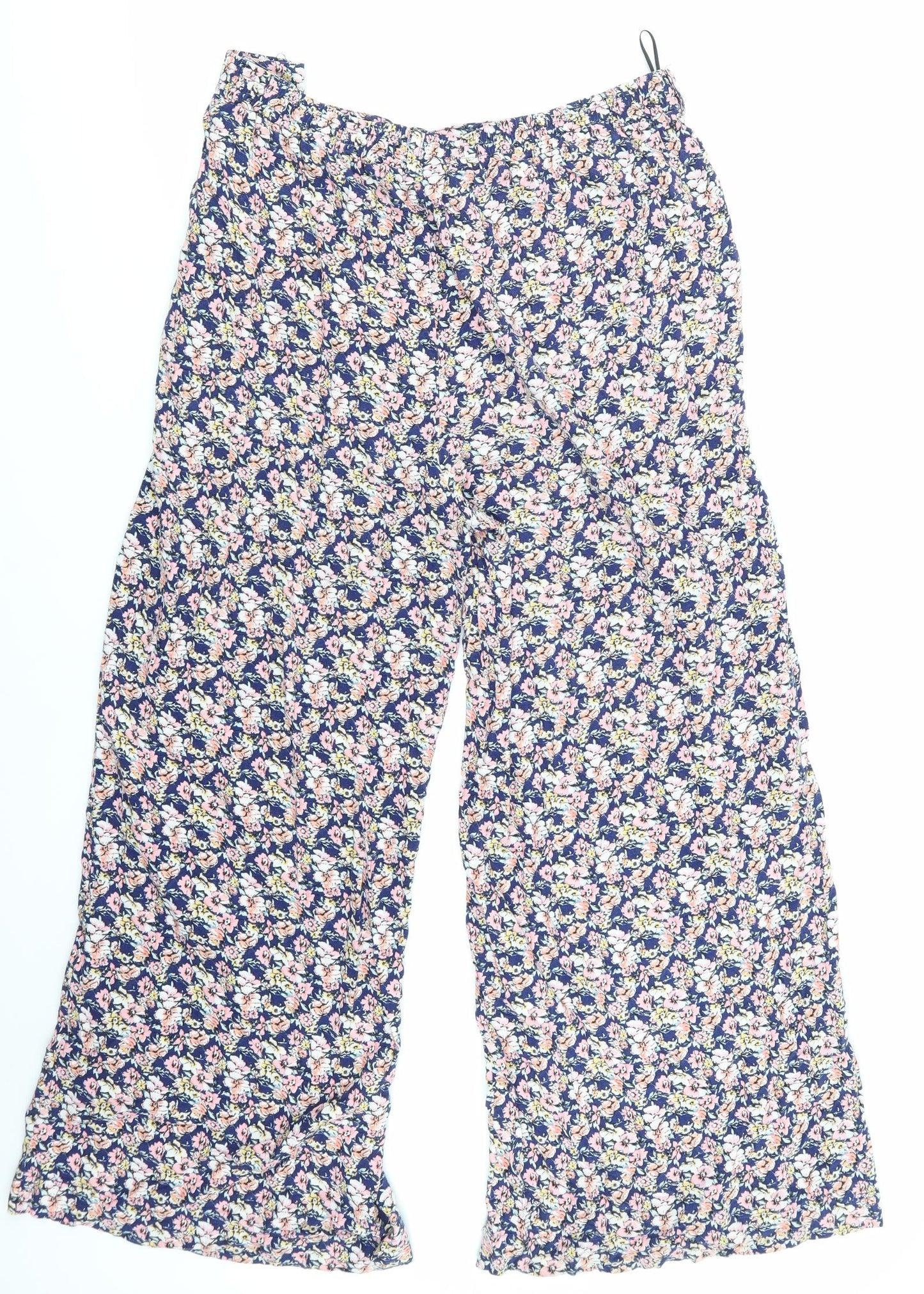newlook Womens Blue Floral  Trousers  Size 18