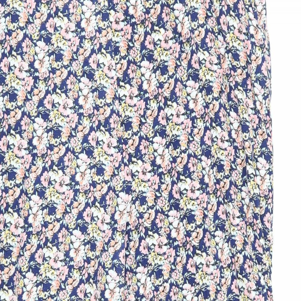newlook Womens Blue Floral  Trousers  Size 18