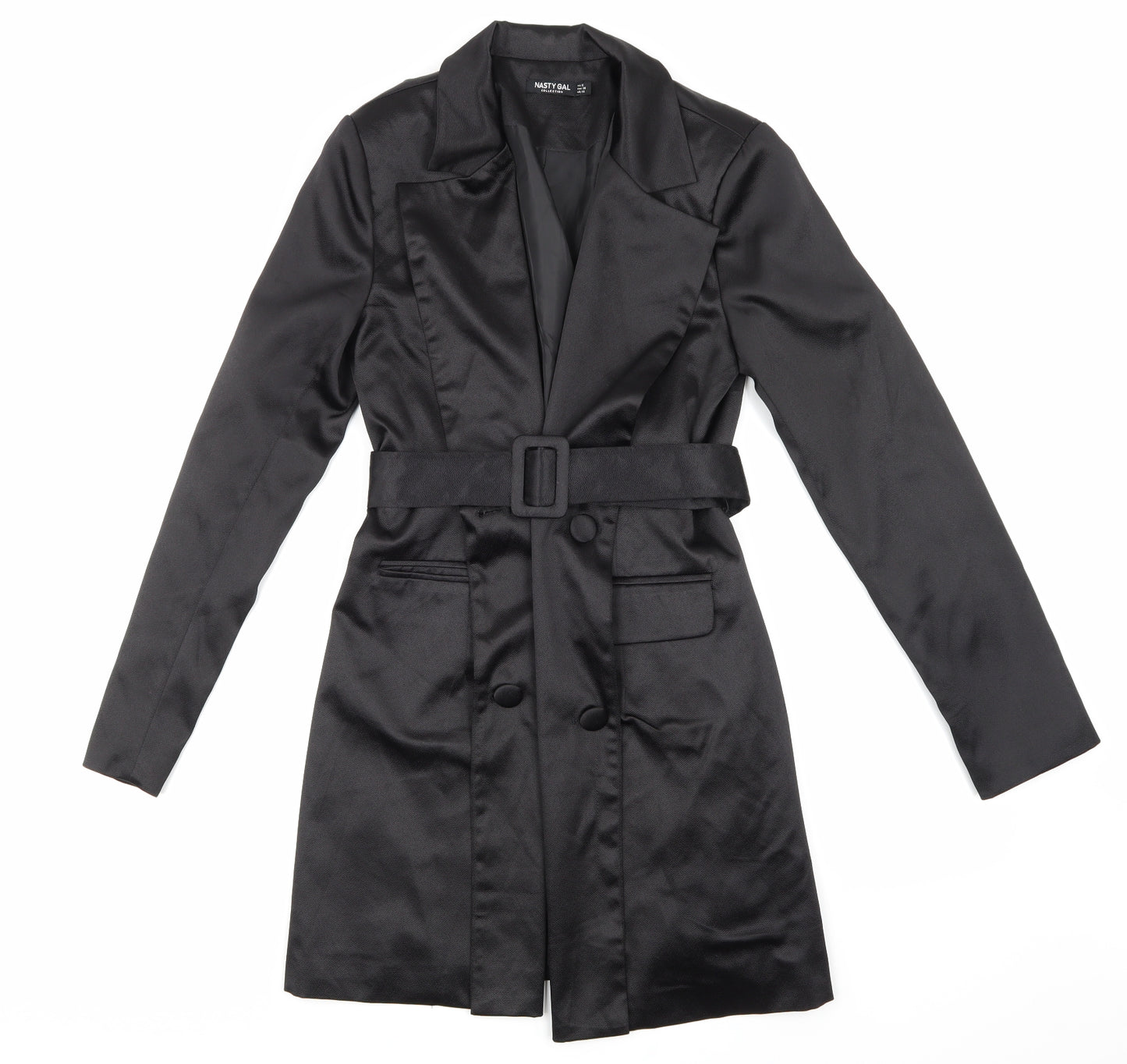 Nastygal Womens Black   Jacket Blazer Size 6  - SPARE BUTTON