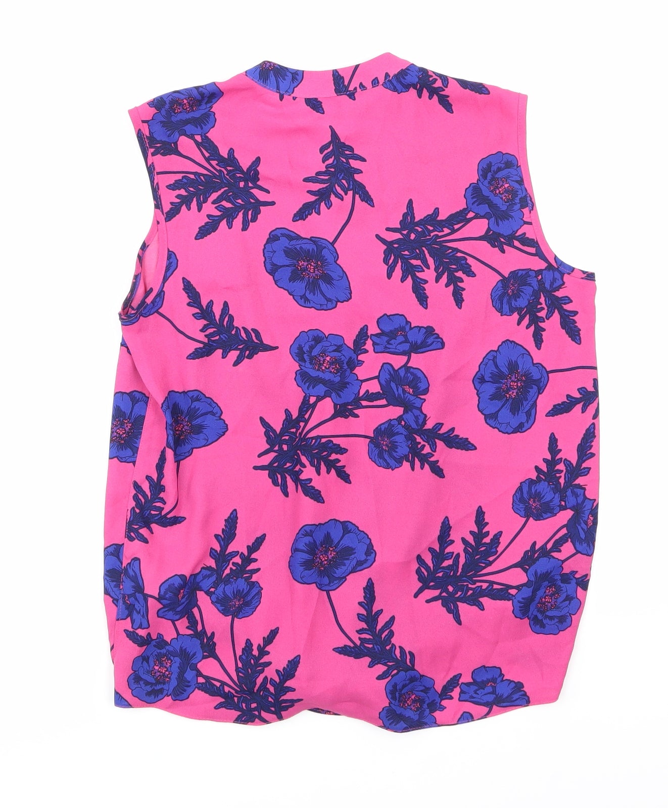 Dorothy Perkins Womens Pink Floral  Basic Button-Up Size 6