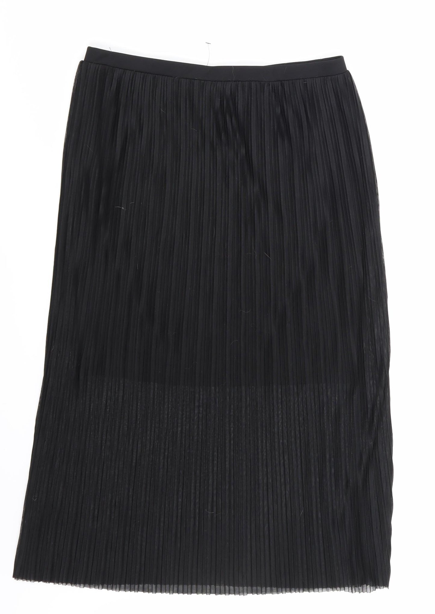 NEXT Womens Black  Mesh Straight & Pencil Skirt Size 8