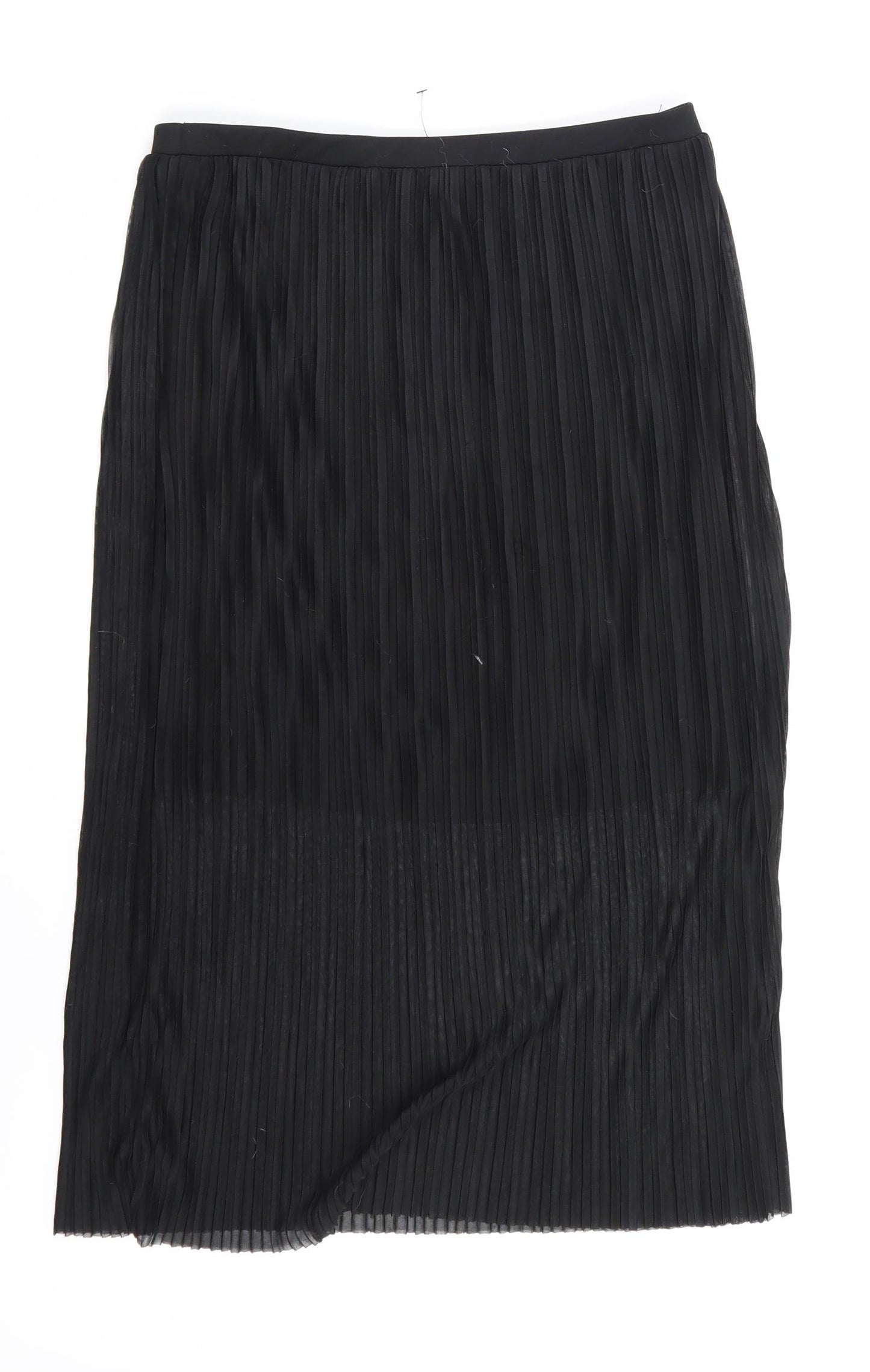 NEXT Womens Black  Mesh Straight & Pencil Skirt Size 8