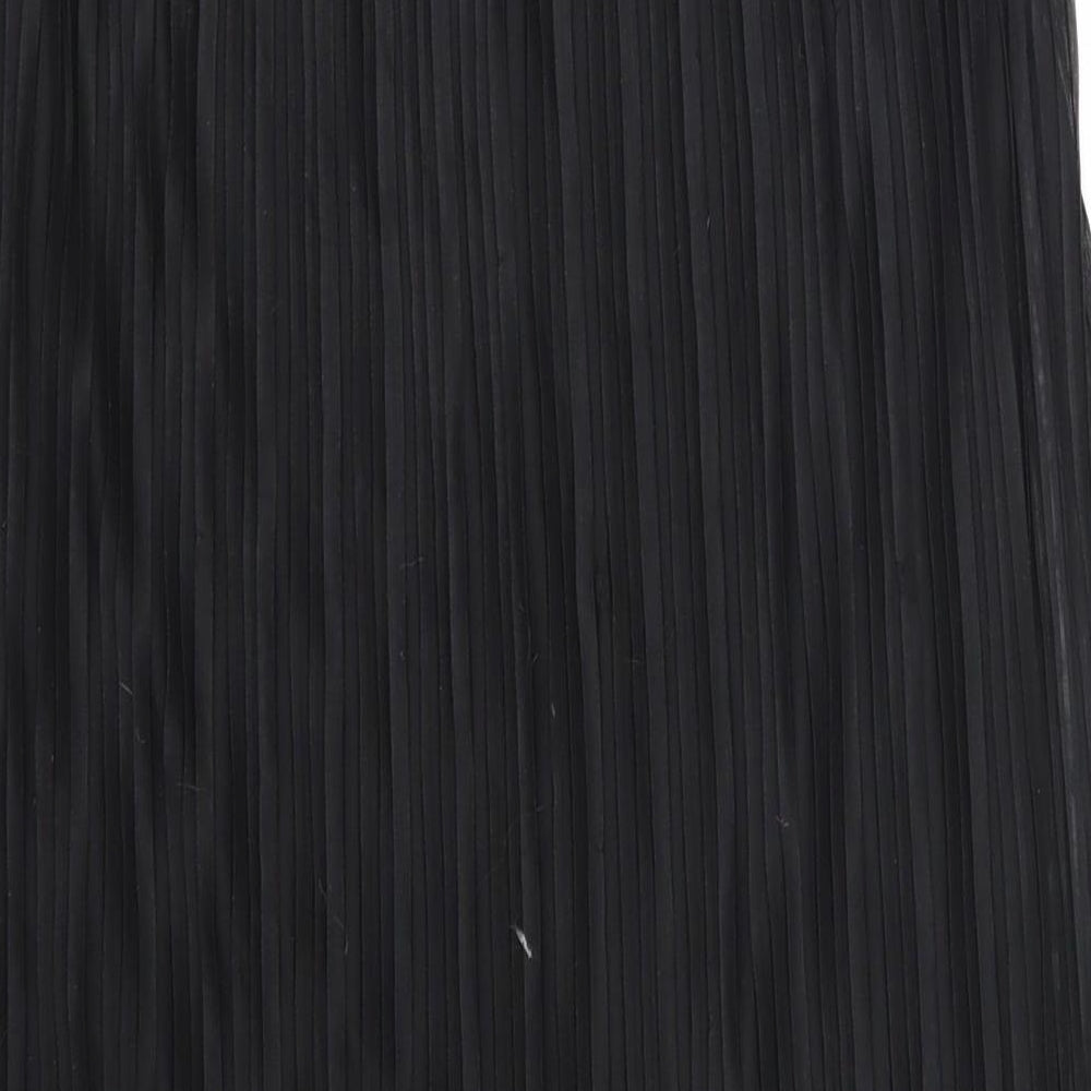 NEXT Womens Black  Mesh Straight & Pencil Skirt Size 8