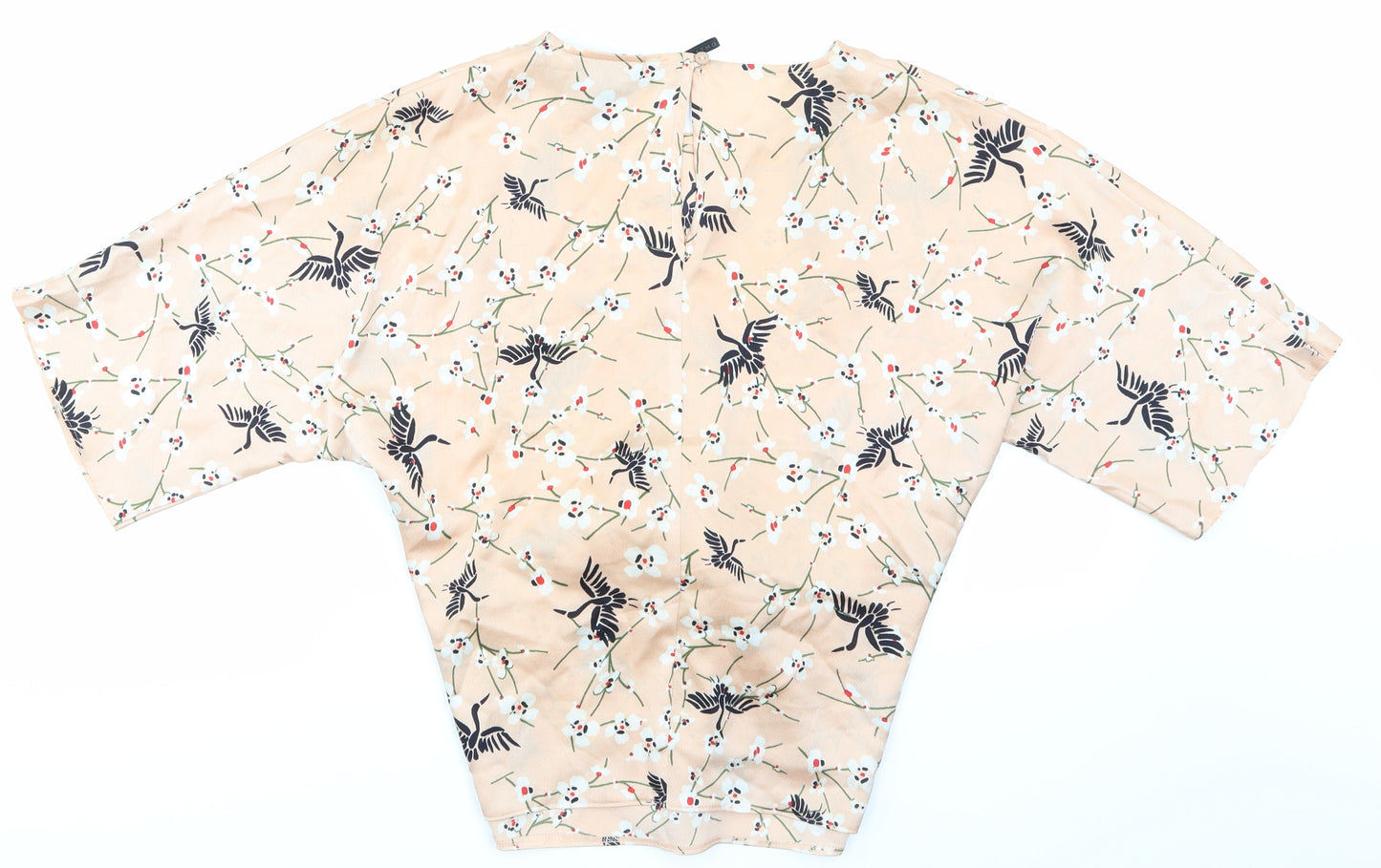 Primark Womens Pink Floral  Basic T-Shirt Size 10