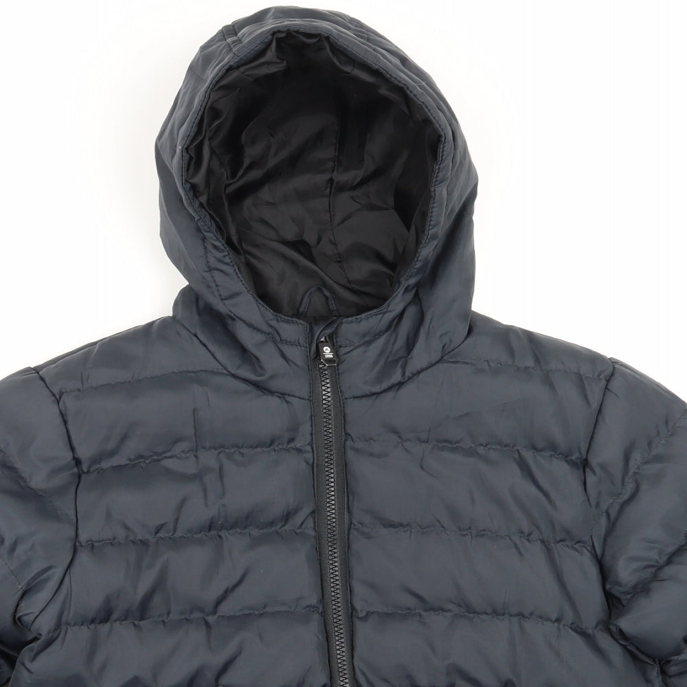 Air Walk Boys Black   Puffer Jacket Coat Size 7-8 Years