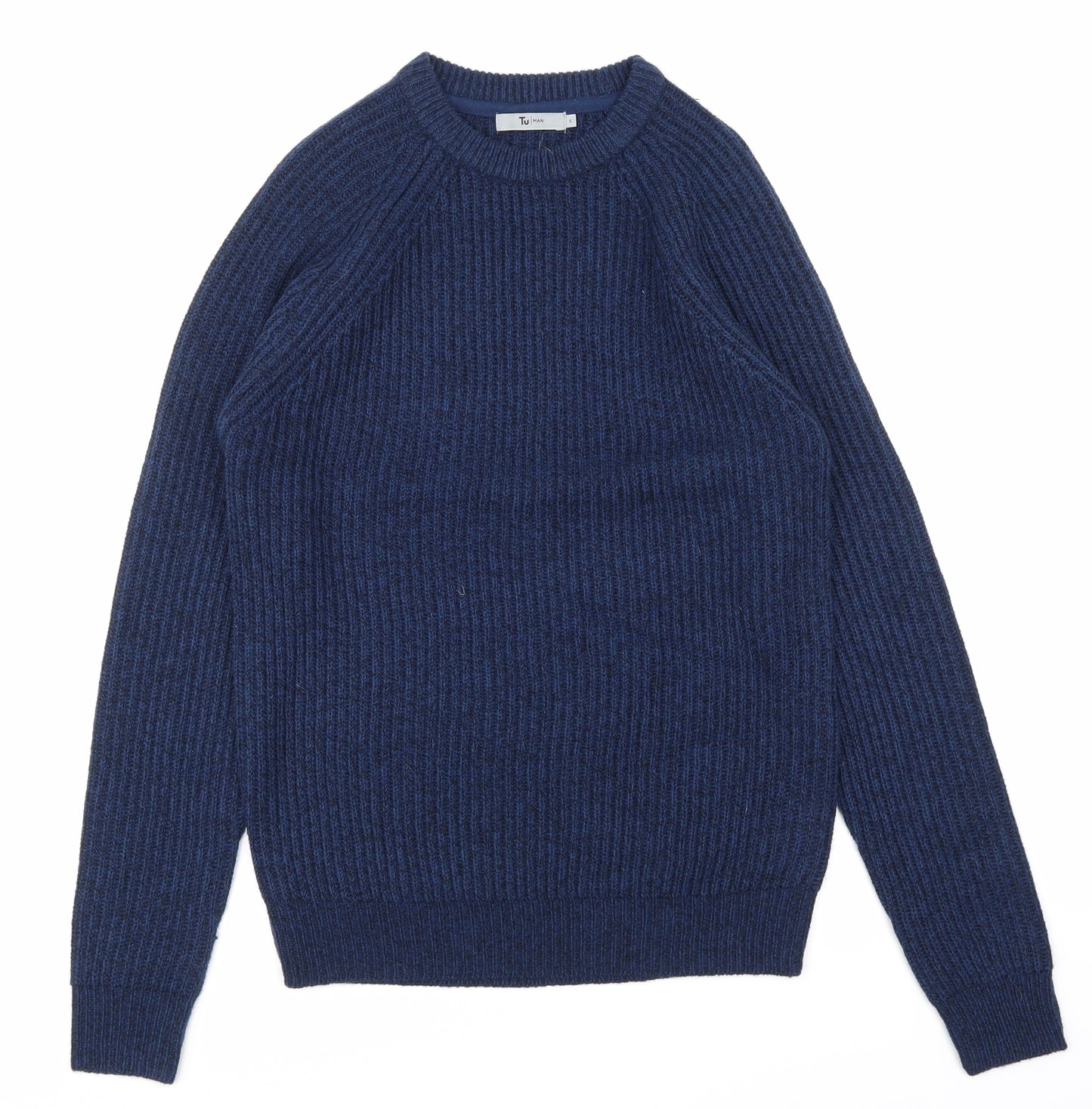 TU Mens Blue   Pullover Jumper Size S