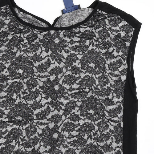 Oasis Womens Black   Basic Blouse Size M