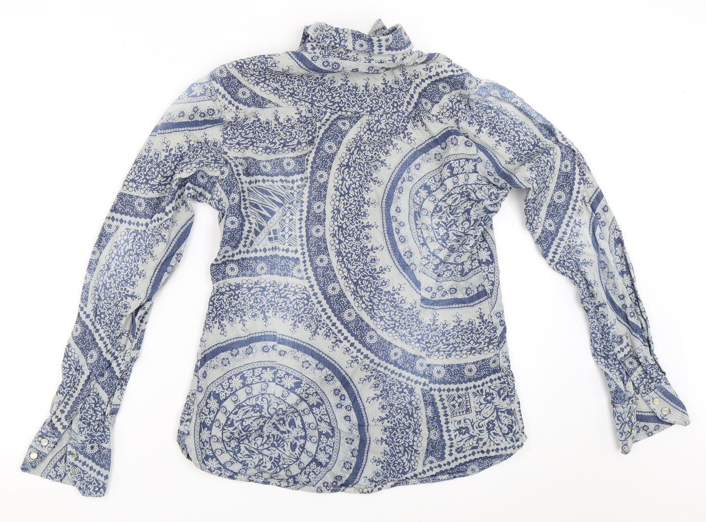 Poggio Woman Womens Blue   Basic Blouse Size 36
