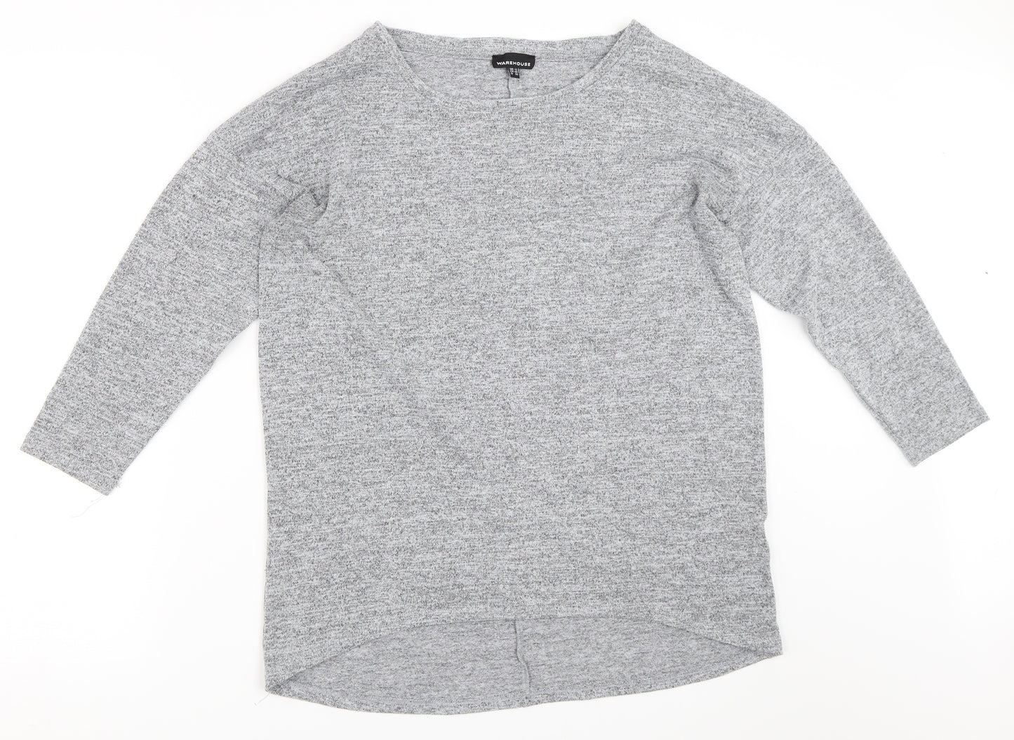 Warehouse Womens Grey   Pullover Jumper Size 12