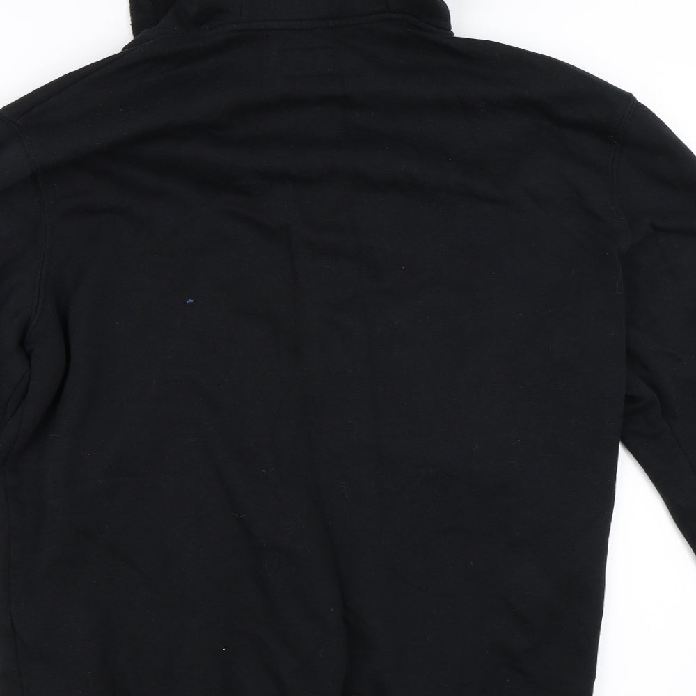 F&F Mens Black   Full Zip Hoodie Size L
