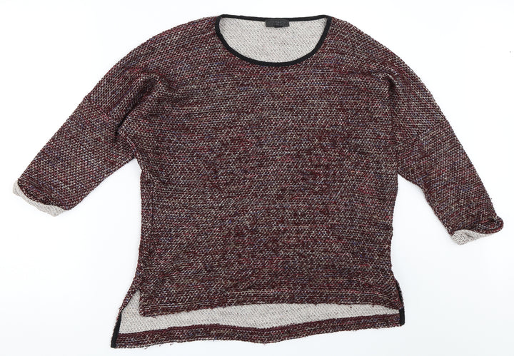 Topshop Womens Red Pullover Jumper Size 10