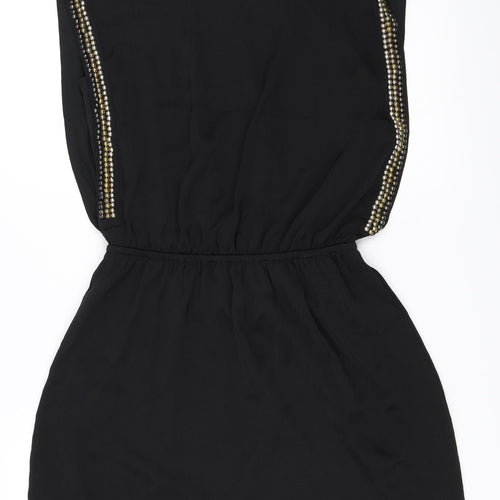 H&M Womens Black   Skater Dress  Size 36