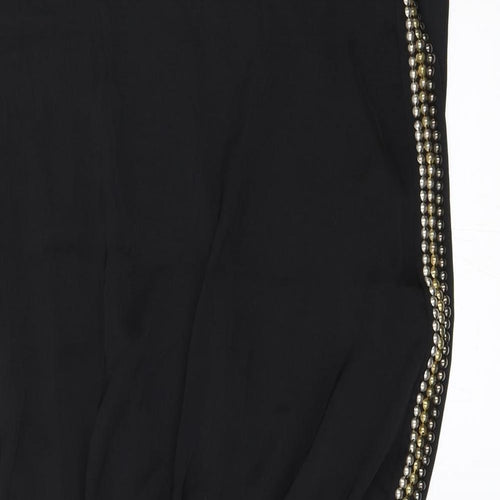 H&M Womens Black   Skater Dress  Size 36