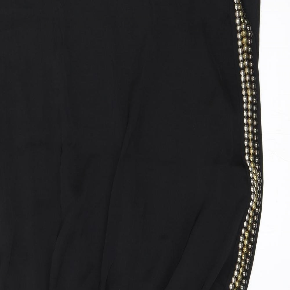 H&M Womens Black   Skater Dress  Size 36
