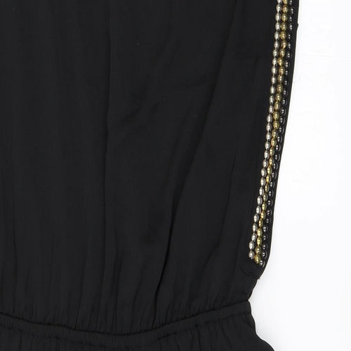 H&M Womens Black   Skater Dress  Size 36