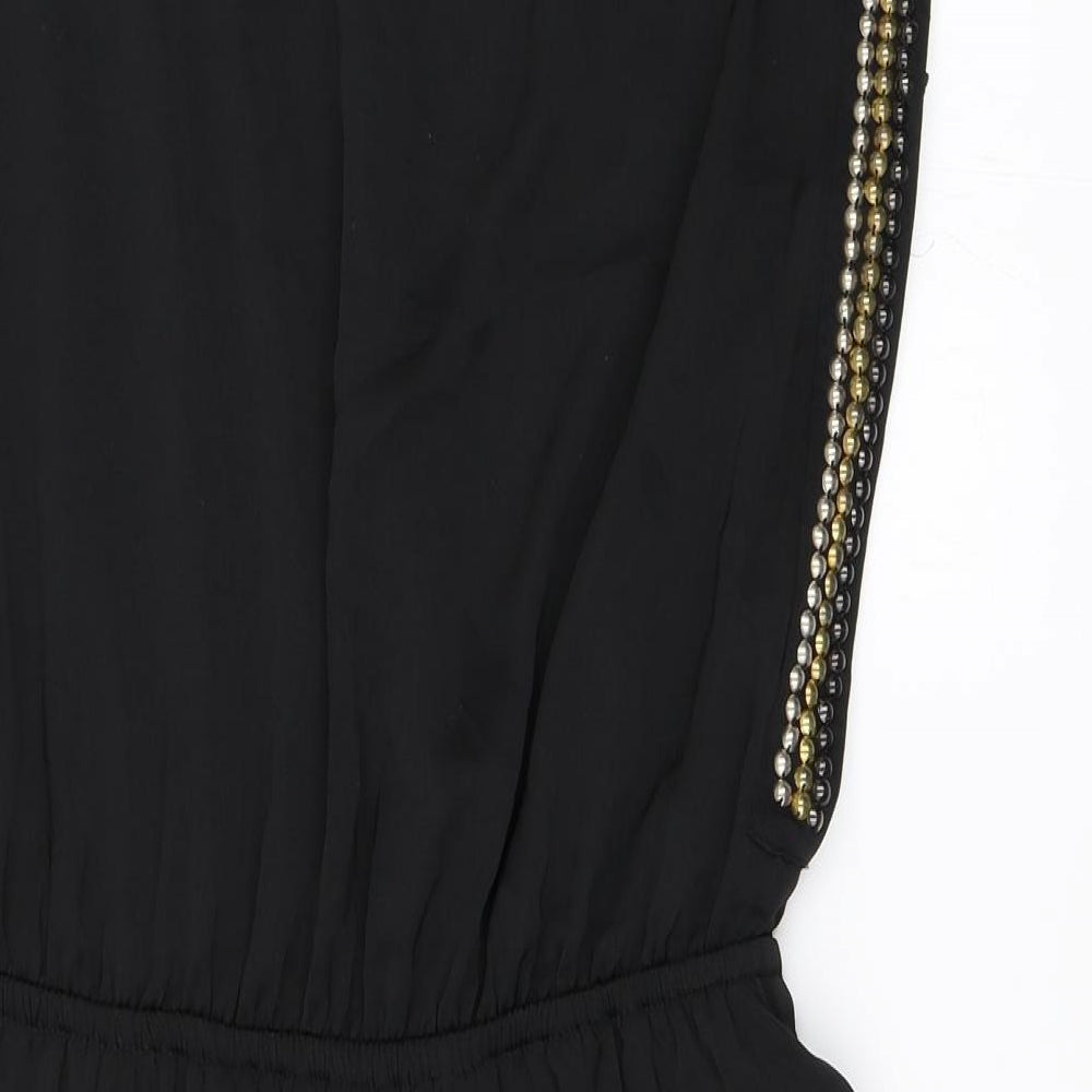 H&M Womens Black   Skater Dress  Size 36