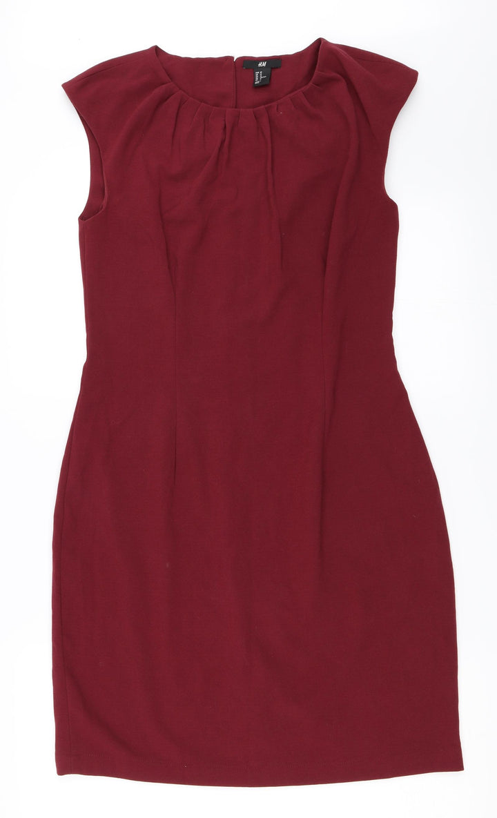 H&M Womens Red   Shift  Size 42