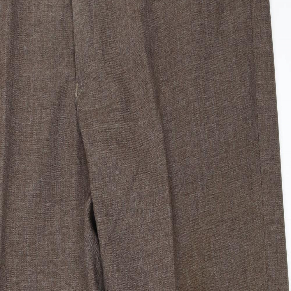 St Michael Mens Brown   Trousers  Size 36 in L31 in