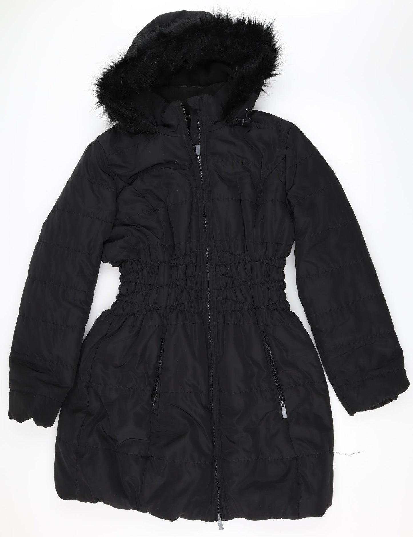F&F Womens Black   Parka Coat Size 20