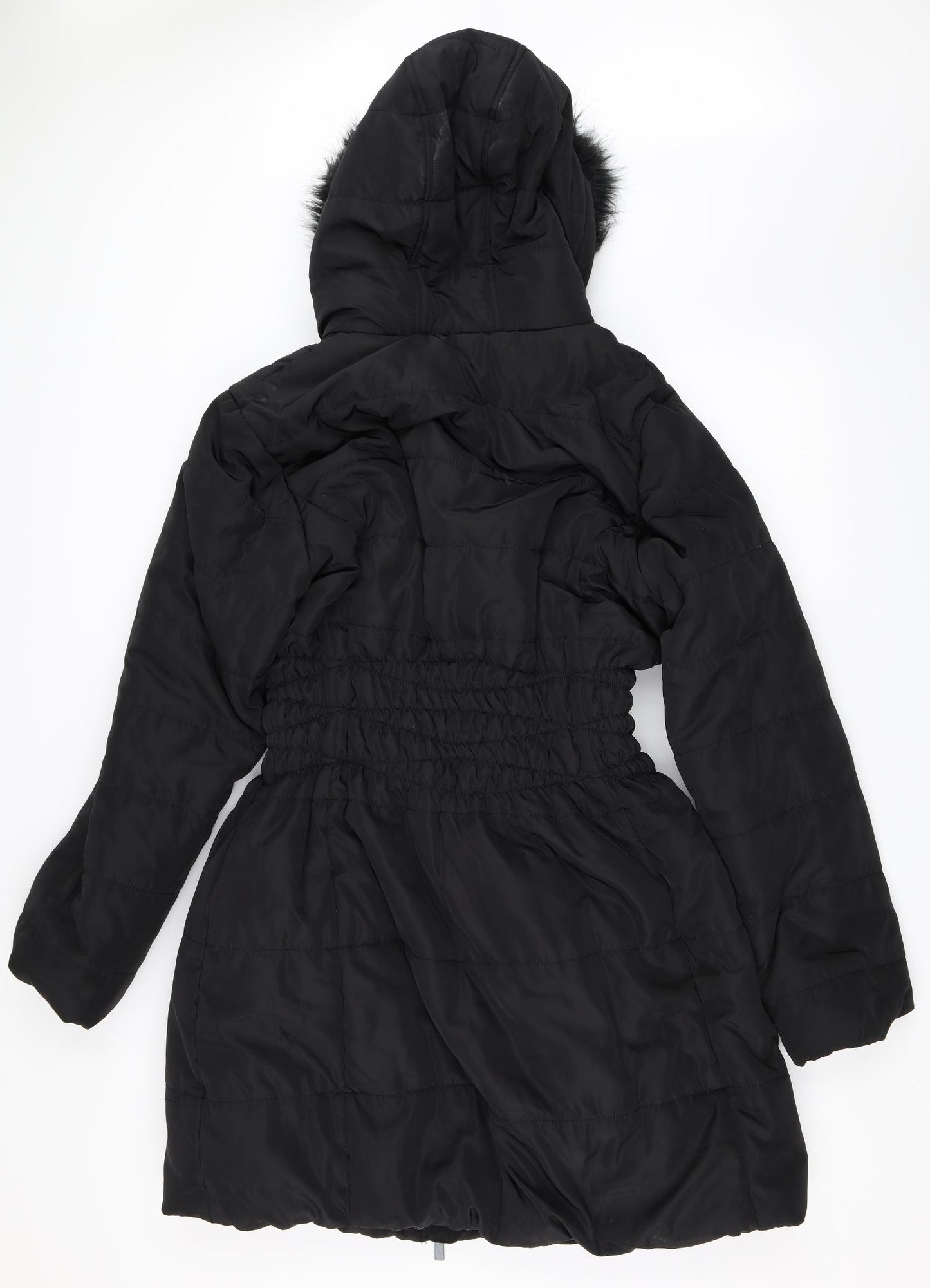F&F Womens Black   Parka Coat Size 20