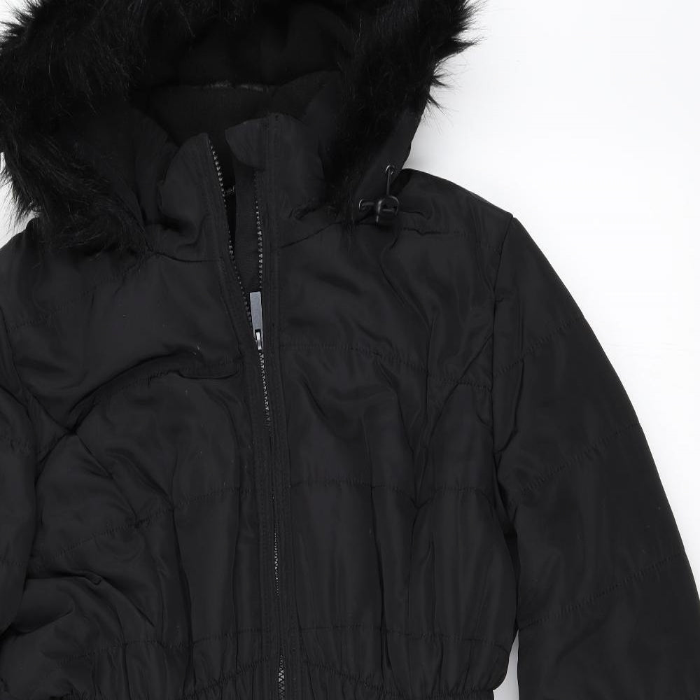 F&F Womens Black   Parka Coat Size 20