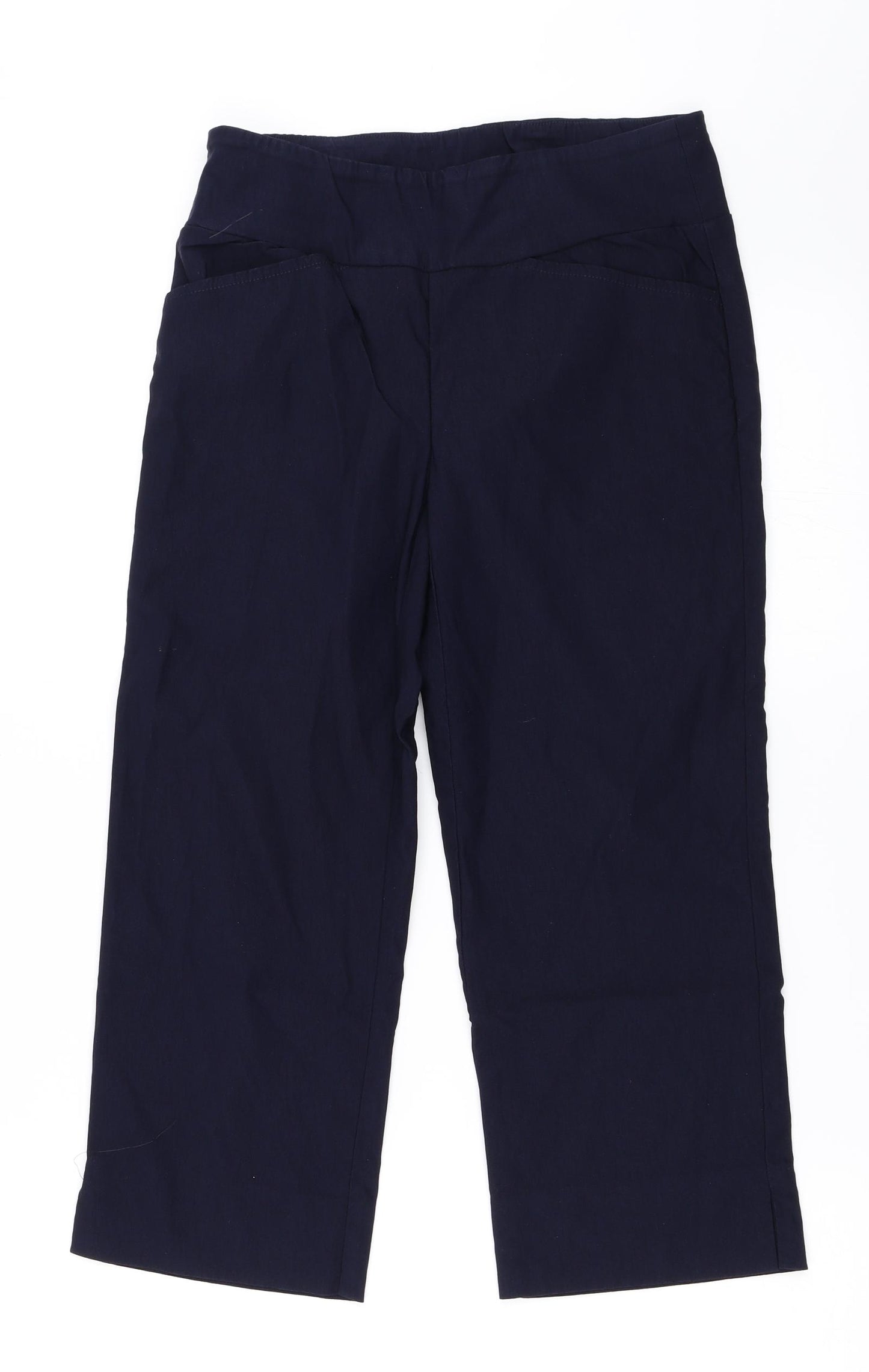 Mr Max Womens Blue   Cropped Trousers Size S L20 in